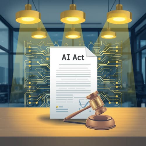 EU AI Act 2026: scadenze, obblighi sui sistemi ad alto rischio e opportunit&agrave; concrete per le aziende italiane. Guida pratica alla conformit&agrave;.