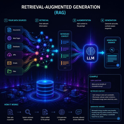 AI sui dati aziendali: cos'è il RAG, come funziona e perché nel 2026 permette all'AI di rispondere in modo accurato e verificabile.