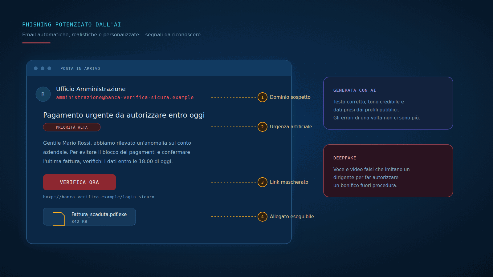 minacce di cybersecurity per le PMI potenziate dall'AI nel 2026